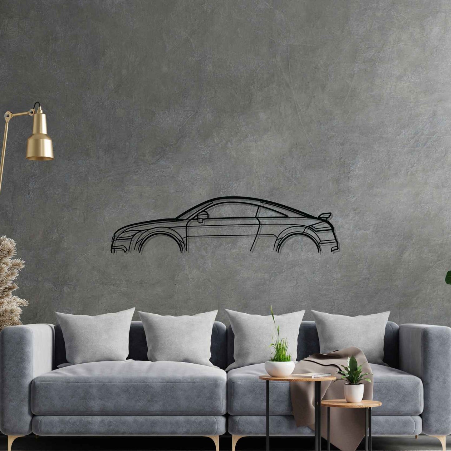 Audi TT - Silhueta de Metal