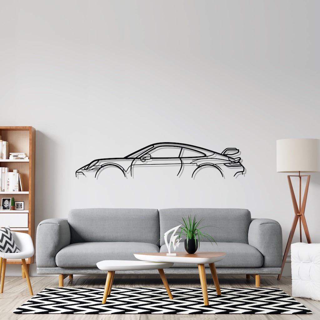 Porsche 911 GT3 Modelo 992 - Silhueta de Metal