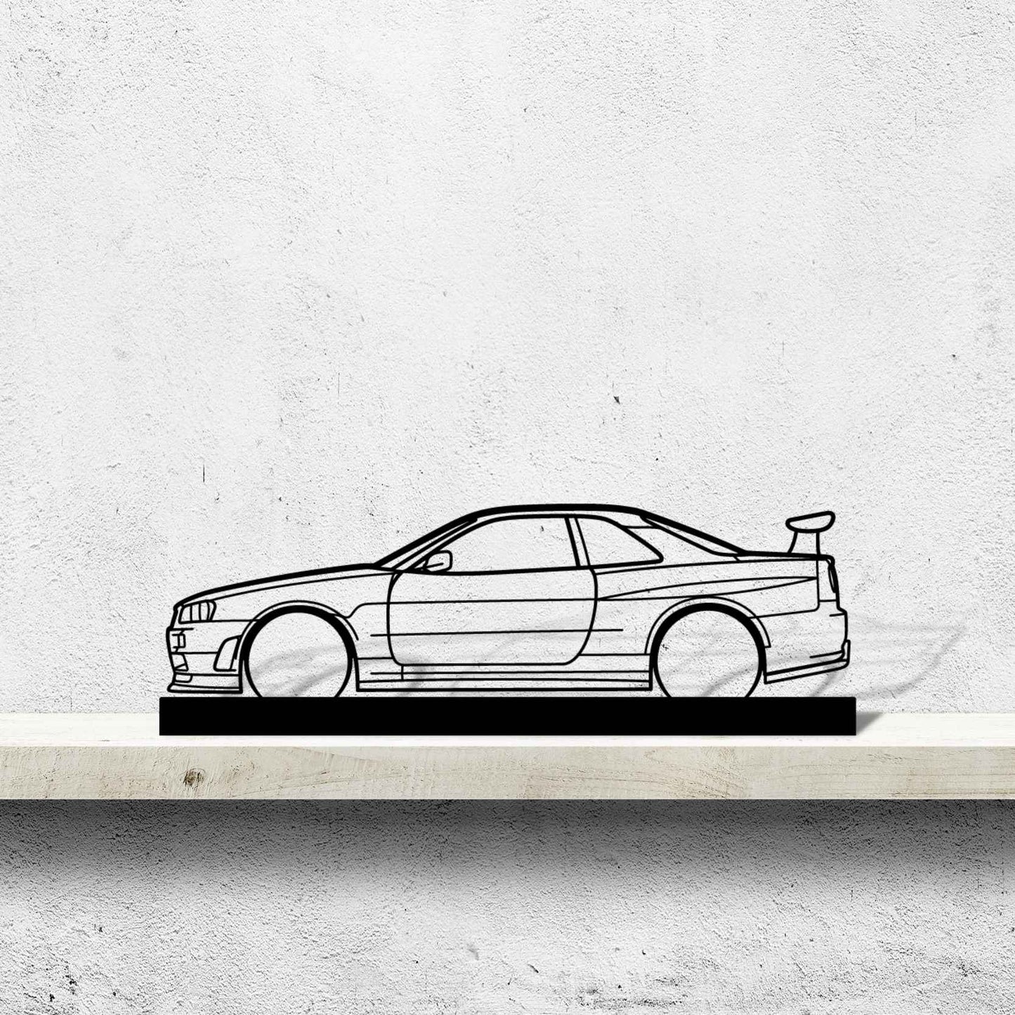 R34 GTR - Silhueta de Mesa