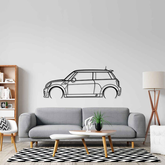 Mini Cooper - Silhueta de Metal