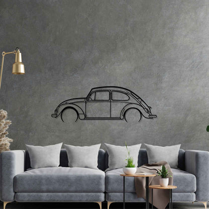 VW Fusca - Silhueta de Metal