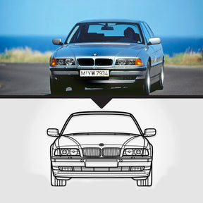 Seu Carro Personalizado - Silhueta de Metal