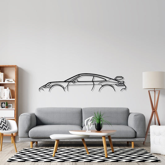 Porsche 911 GT3 Modelo 992 - Silhueta de Metal