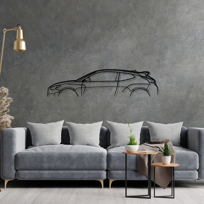 Hyundai Veloster - Silhueta de Metal