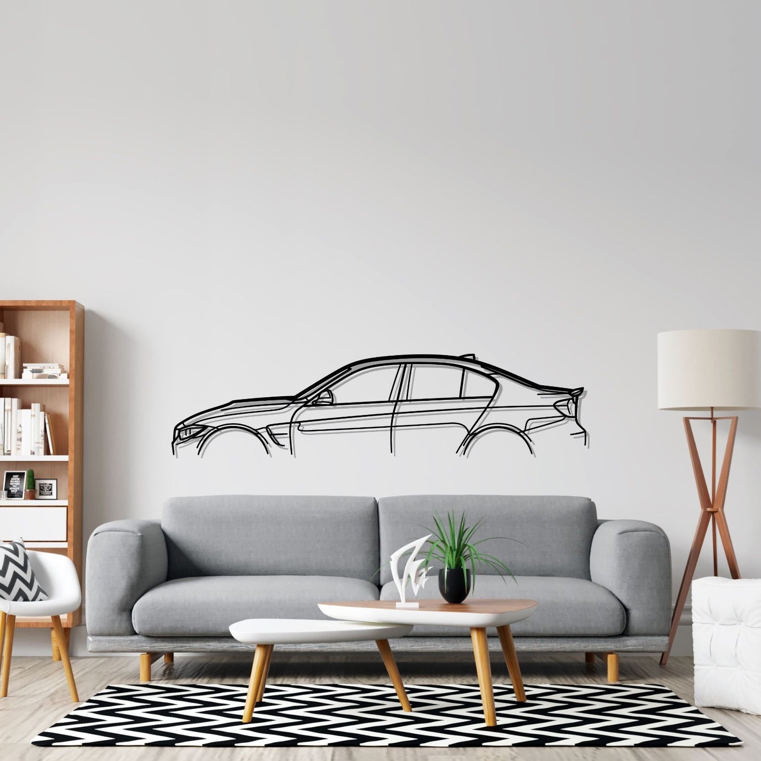 BMW M3 F80 - Silhueta de Metal