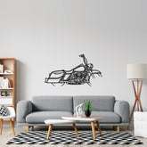 Harley Davidson - Silhueta Detalhada de Metal