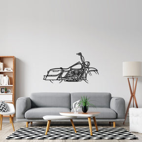 Harley Davidson - Silhueta Detalhada de Metal