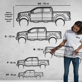 Porsche 911 GT3 RS Modelo 992 - Silhueta de Metal