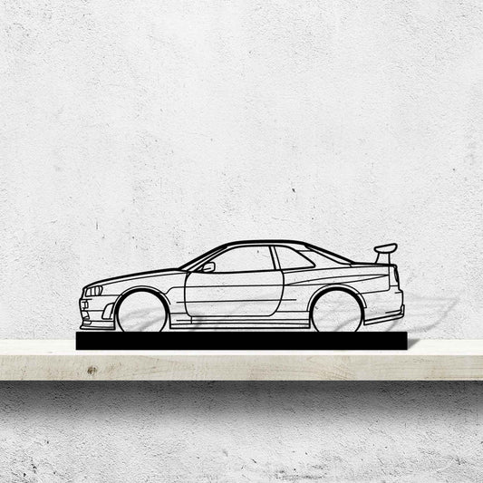 R34 GTR - Silhueta de Mesa