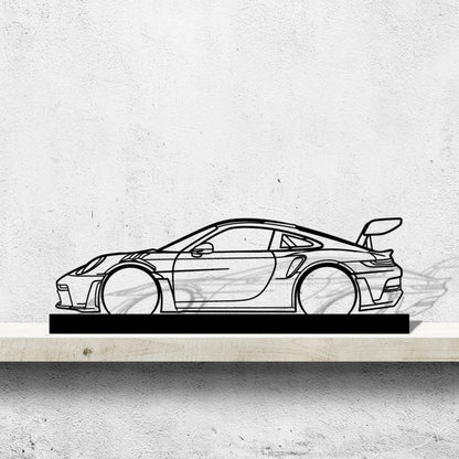 911 GT3 RS 991 - Silhueta de Mesa