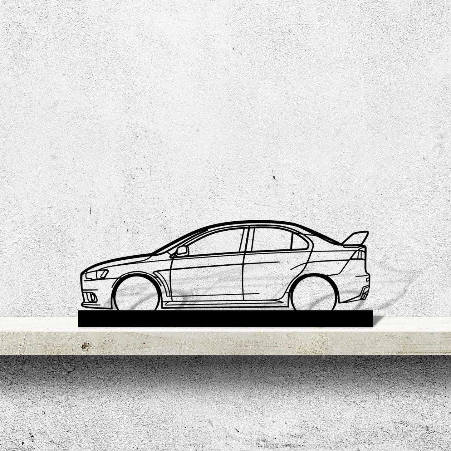 Lancer Evo X - Silhueta de Mesa