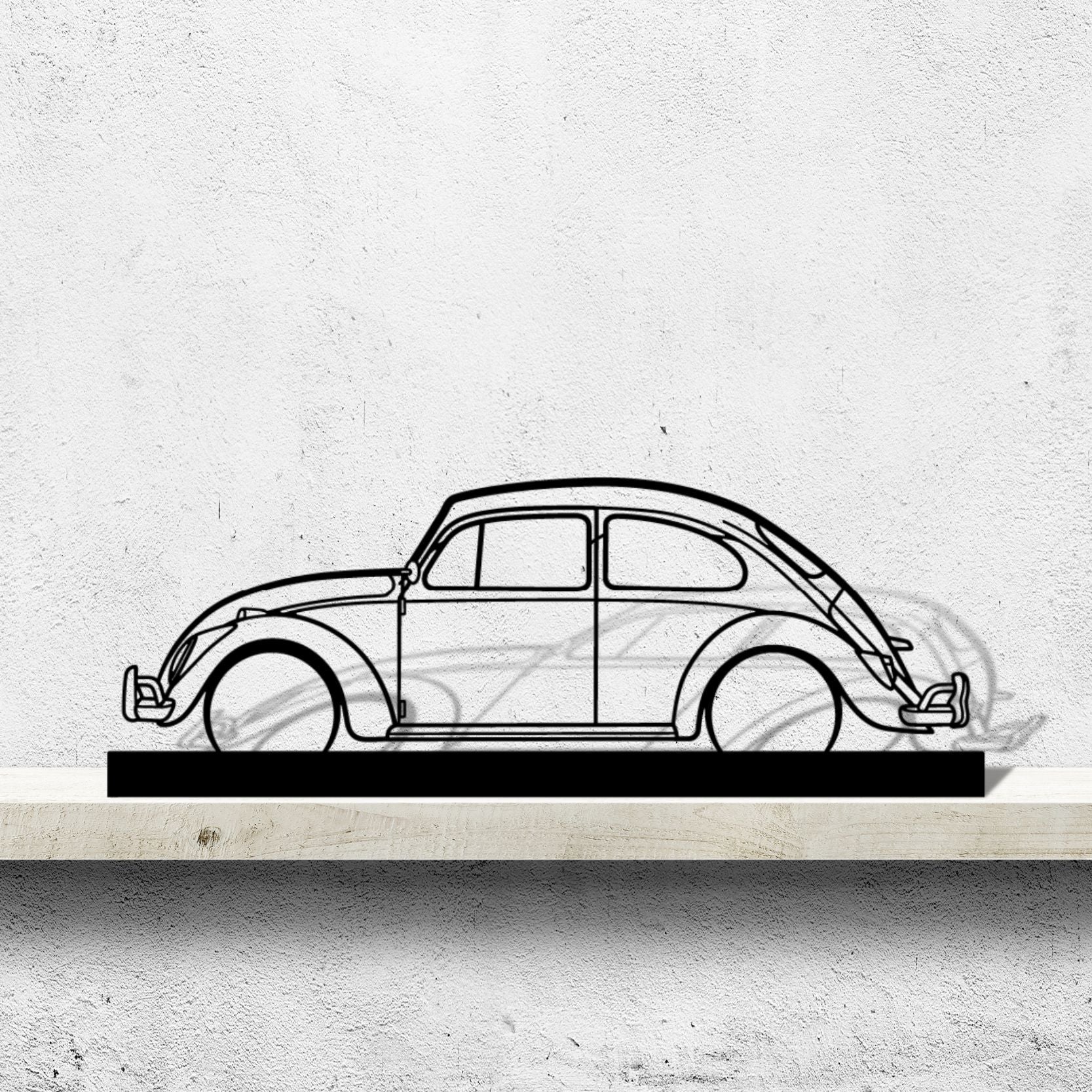 Fusca - Silhueta de Mesa
