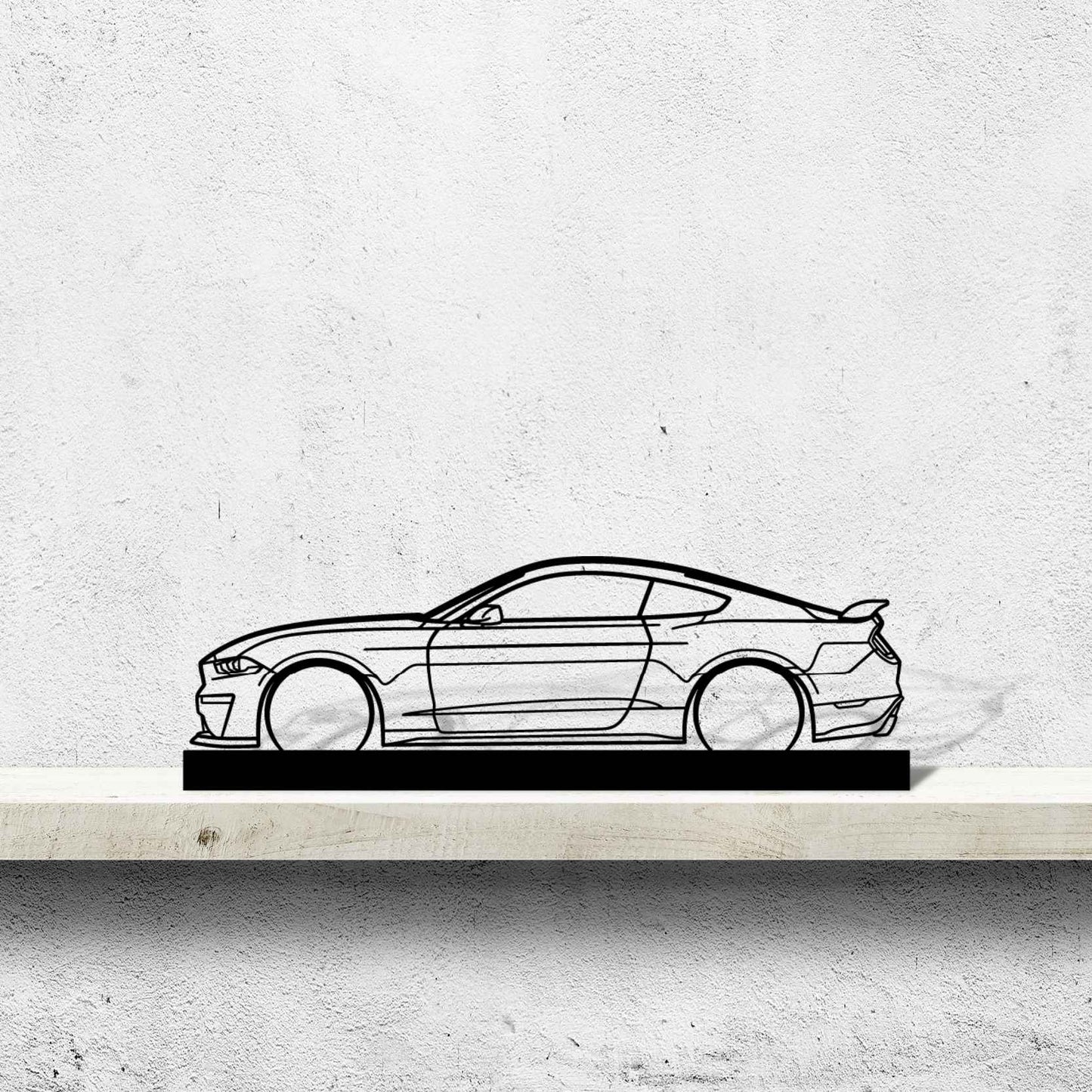 Mustang GT - Silhueta de Mesa